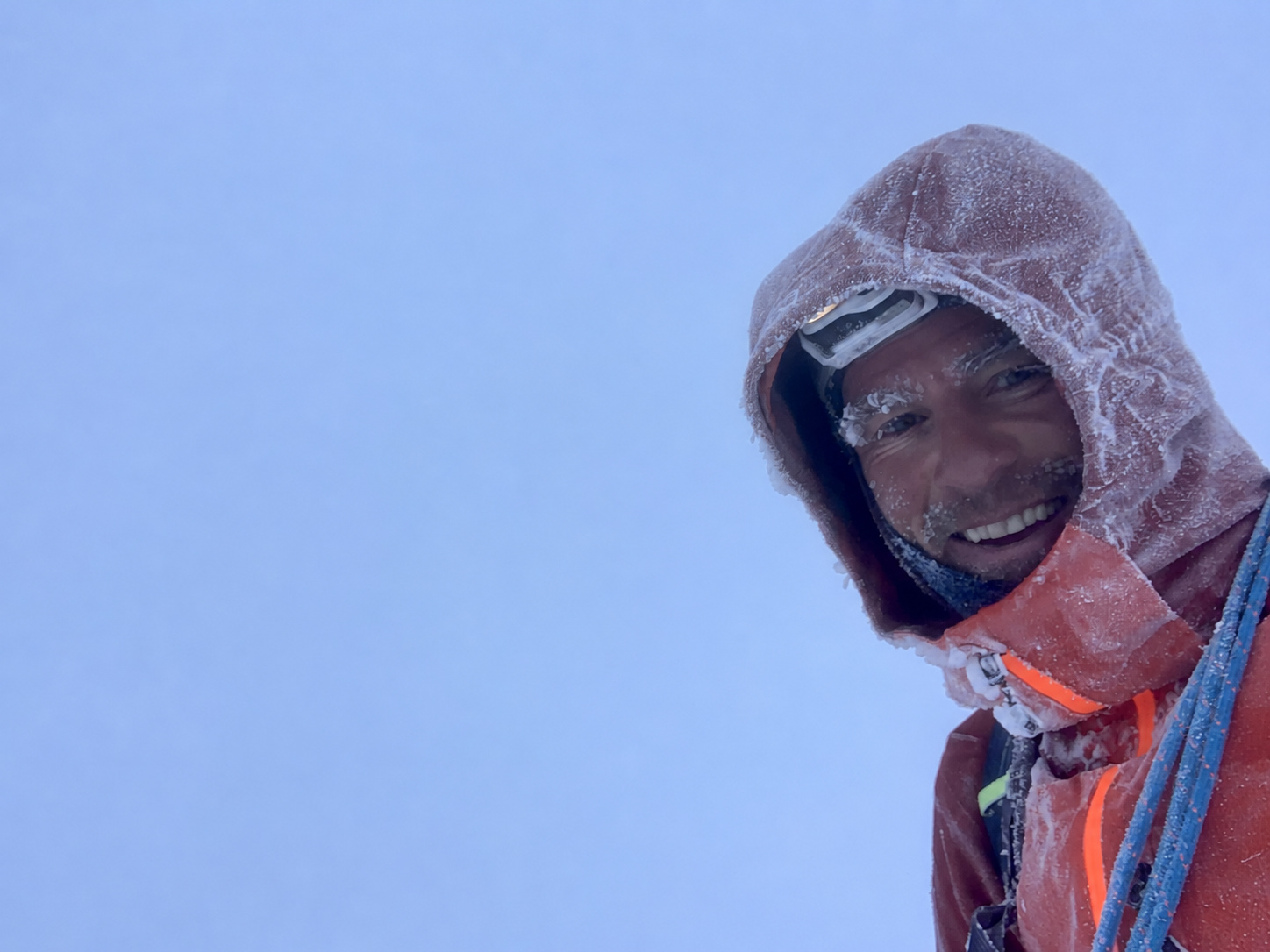 Paul on a cold day in the mountains